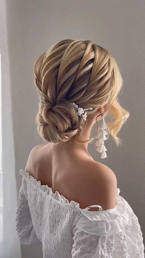 Wedding Low Bun Hairstyles