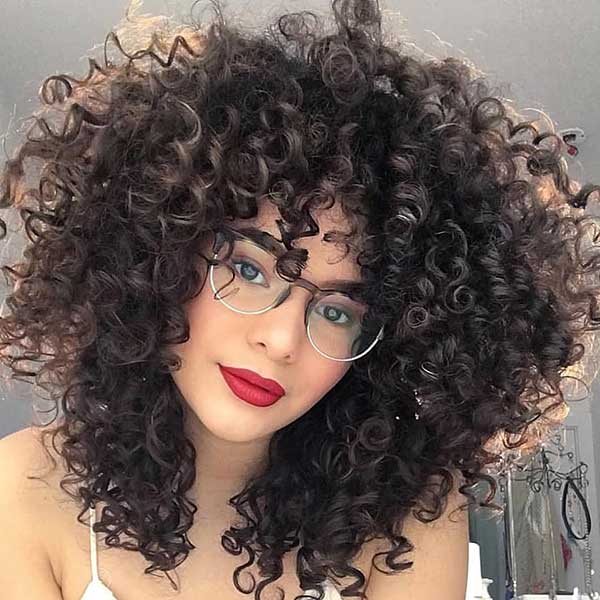 Layered Curly Haircuts Medium Length Hair