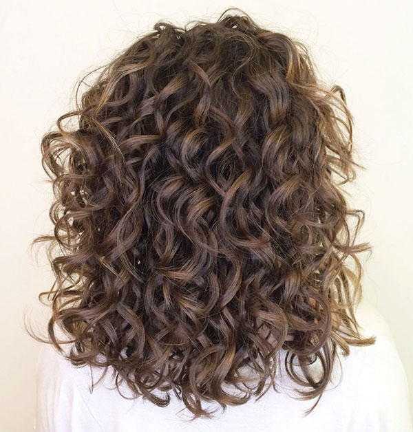 Medium Curly Layered Hairstyles